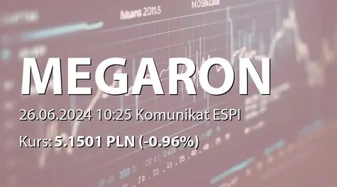 Megaron S.A.: ZWZ - lista akcjonariuszy	 (2024-06-26)