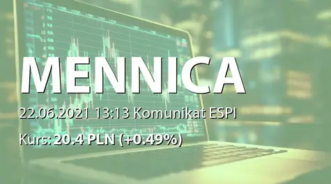 Mennica Polska S.A.: Aneks do umowy o wielocelowy limit kredytowy (2021-06-22)