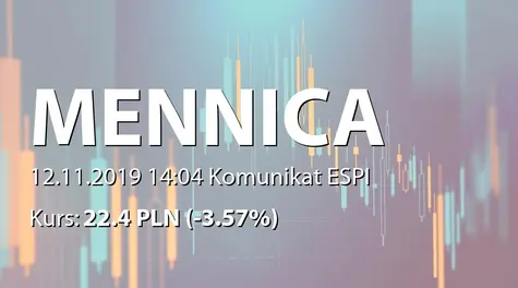 Mennica Polska S.A.: Uchwała ws. połączenia z Mennica Polska od 1766 sp. z o.o. i Skarbcem Mennicy Polskiej SA (2019-11-12)