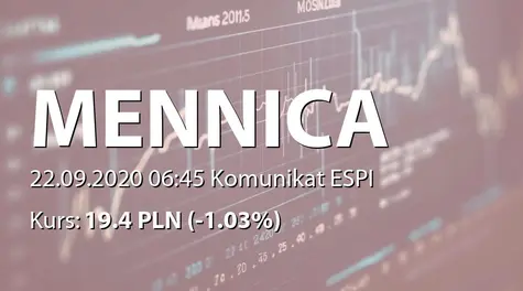 Mennica Polska S.A.: Zakup akcji własnych (2020-09-22)