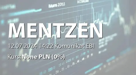 Mentzen S.A.: Terminy przekazywania raportów okresowych w 2024 roku (2024-07-12)