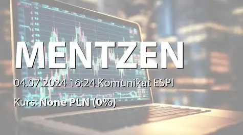 Mentzen S.A.: Zbycie akcji przez członka RN (2024-07-04)