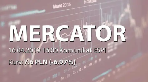 Mercator Medical S.A.: Nabycie akcji przez Prezesa Zarządu (2019-04-16)