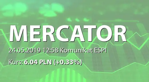 Mercator Medical S.A.: Nabycie akcji przez Prezesa ZarzÄdu (2019-05-24)