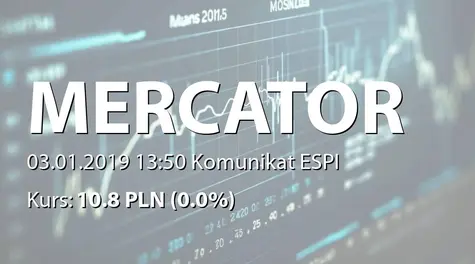 Mercator Medical S.A.: Transakcja osoby pełniącej obowiązki zarządcze (2019-01-03)