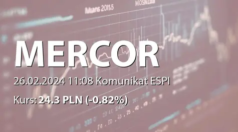 Mercor S.A.: Zakup akcji własnych (2024-02-26)
