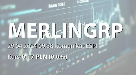 Merlin Group  S.A.: Zmiana stanu posiadania akcji przez Berg Holding SA (2024-04-29)