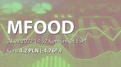 M FOOD S.A.: Umowa spółki z ograniczoną odpowiedzialnością (2022-02-03)