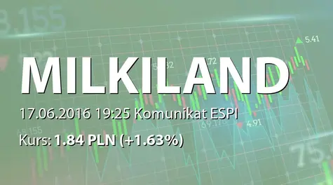 MLK Foods Public Company LTD: ZWZ - lista akcjonariuszy (2016-06-17)