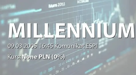 Bank Millennium S.A.: Oświadczenie w sprawie przestrzegania zasad ładu korporacyjnego (2005-03-09)