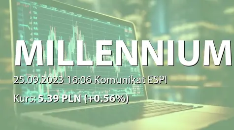 Bank Millennium S.A.: Zakończenie subskrypcji obligacji nieuprzywilejowanych senioralnych (2023-09-25)