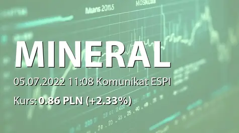 Mineral Midrange S.A.: ZWZ - lista akcjonariuszy (2022-07-05)