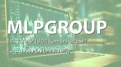 MLP Group S.A.: Korekta raportu ESPI 11/2019 (2019-12-18)