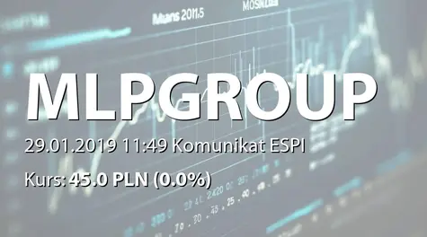 MLP Group S.A.: Korekta raportu ESPI 1/2019 (2019-01-29)