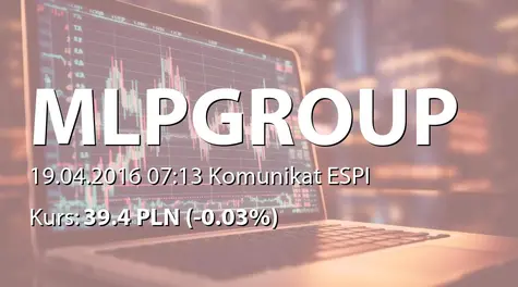 MLP Group S.A.: Wypłata dywidendy - 2,30 PLN (2016-04-19)