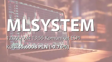 ML System S.A.: NWZ (11:00) - zwołanie obrad, porządek obrad (2024-09-12)