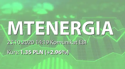 Minutor Energia S.A.: Zakończenie subskrypcji akcji serii B  (2020-10-23)