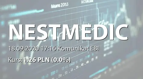 Nestmedic S.A.: ZWZ - podjęte uchwały (brak załącznika) (2020-09-18)