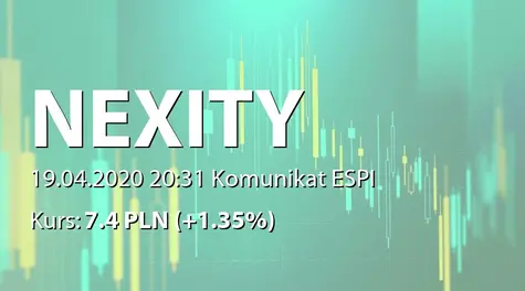 Nexity Global S.A.: Korekta raportu ESPI 44/2020 (2020-04-19)