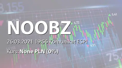 Noobz from Poland S.A.: Informacja produktowa (2021-03-26)