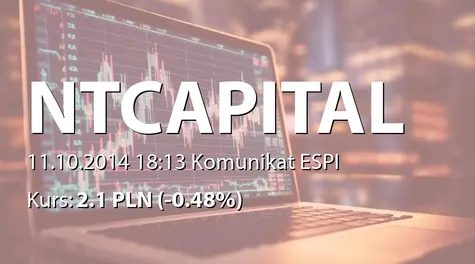 New Tech Capital S.A.: Zakup akcji własnych (2014-10-11)