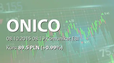 Onico S.A.: Emisja obligacji serii L (2015-10-08)