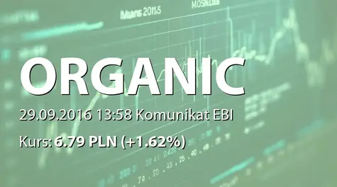 Organic Farma Zdrowia S.A.: Proponowane zmiany w statucie (2016-09-29)