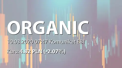 Organic Farma Zdrowia S.A.: Raport za luty 2020 (2020-03-10)