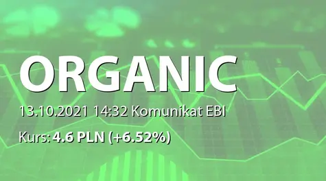 Organic Farma Zdrowia S.A.: Raport za wrzesień 2021 (2021-10-13)