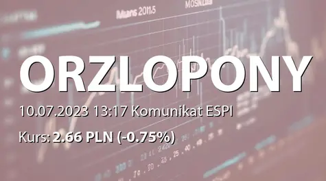 ORZEŁ S.A.: Zestawienie transakcji na akcjach (2023-07-10)