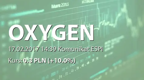 Oxygen S.A.: Nabycie akcji przez Main Switch LLC (2017-02-17)