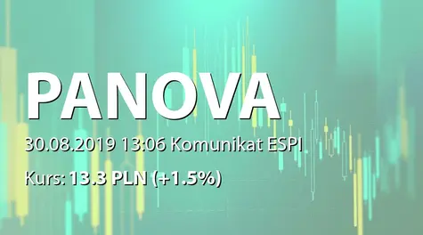 P.A. Nova S.A.: Potwierdzenie wejścia w życie umowy warunkowej sprzedaży udziałów PA Nova Invest 3 sp. z o.o. (2019-08-30)
