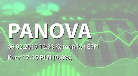P.A. Nova S.A.: Przedwstępne umowy sprzedaży udziałów w spółkach zależnych (2019-02-08)