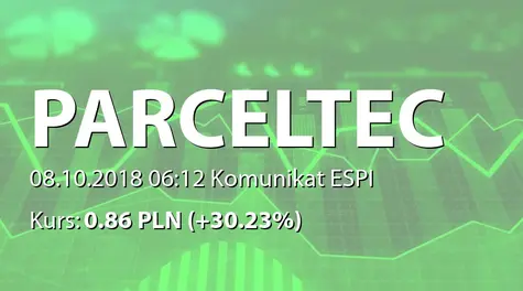 Parcel Technik S.A.: Rozpoczęcie negocjacji ws. nawiązania współpracy w zakresie skrytkomatów (2018-10-08)
