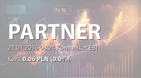 Partner-Nieruchomości S.A.: Terminy przekazywania raportów w 2016 roku (2016-01-21)