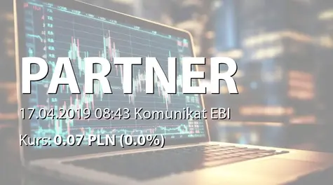 Partner-Nieruchomości S.A.: WybĂłr audytora - Profit 8 sp. z o.o. (2019-04-17)