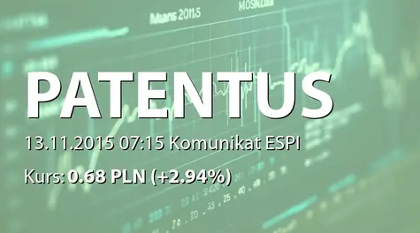 Patentus S.A.: SA-QSr3 2015 (2015-11-13)
