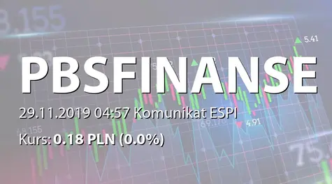 PBS Finanse S.A.: SA-QSr3 2019 (2019-11-29)