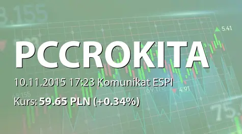PCC Rokita S.A.: Umowy na zakup energii elektrycznej z PGE Obrót SA (2015-11-10)