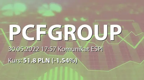 PCF Group S.A.: SA-QSr1 2022 (2022-05-30)