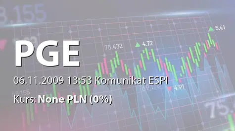 PGE Polska Grupa Energetyczna S.A.: Zakup PDA przez osobę powiązaną (2009-11-06)