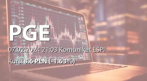 PGE Polska Grupa Energetyczna S.A.: Zmiany w składzie Zarządu (2024-02-07)