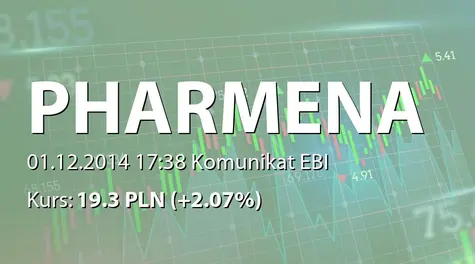 Pharmena S.A.: Zgoda na zmianę w protokole badań klinicznych innowacyjnego leku przeciwmiażdżycowego 1-MNA (2014-12-01)