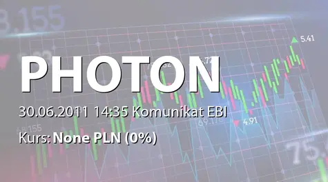 Photon Energy N.V.: Completion of the two EPC contracts with a total capacity of 1.98MWp in Slovakia / Ukończenie dwóch kontraktów EPC o całkowitej mocy 1.98 MWp, na Słowacji (2011-06-30)