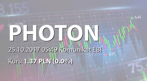 Photon Energy N.V.: Interim result of the placement of the bond 2017/2022 (2017-10-25)