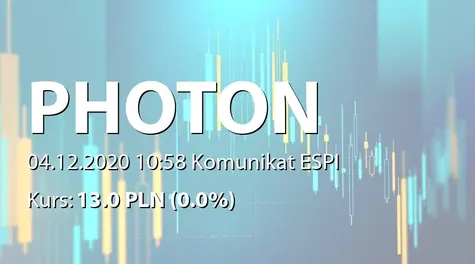 Photon Energy N.V.: NWZ - lista akcjonariuszy (2020-12-04)