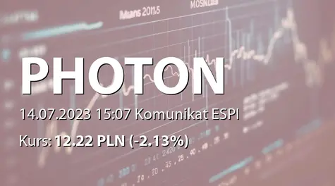 Photon Energy N.V.: Report for June 2023 (2023-07-14)