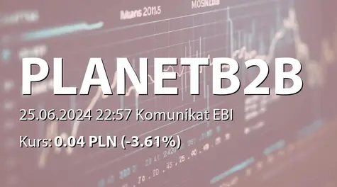 Planet B2B S.A.: Powołanie RN nowej kadencji (2024-06-25)