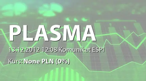 Plasma System S.A.: Zakup akcji przez Aviva Investors Poland SA (2012-12-13)
