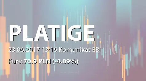 Platige Image S.A.: Zmiany w składzie ZarzÄdu (2017-06-23)